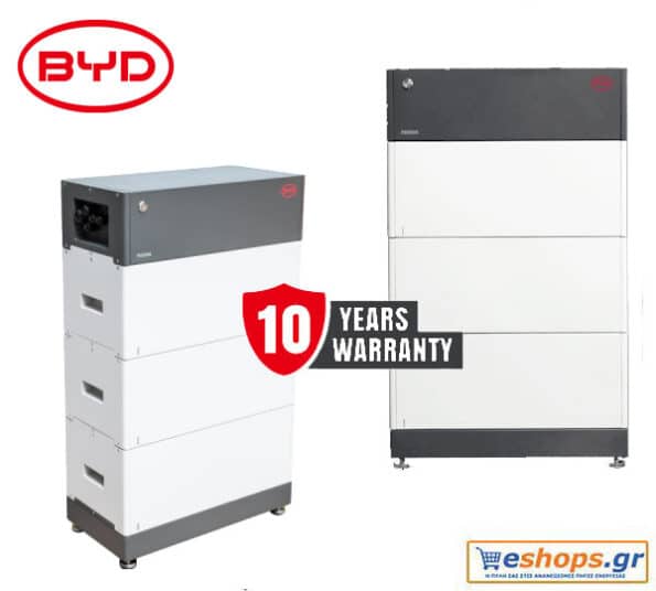 Μπαταρίες λιθίου BYD Battery Box HVS 7.7 για υβριδικά φωτοβολταϊκά & inverter